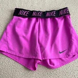Purple Nike Athletic Shorts